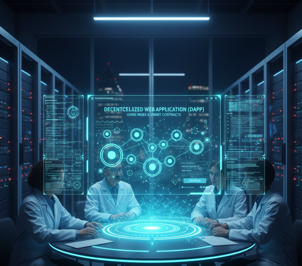 Decentralized Web Application (DApp) using Advanced Web Technologies & Smart Contracts